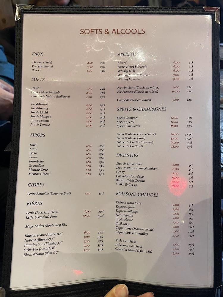 Atelier N9 - Menu Image 1